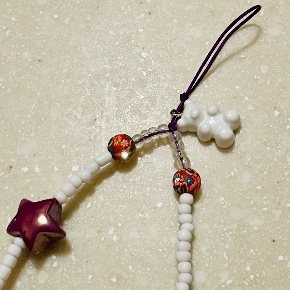 Phone String! Purple Star ⭐️ - Picture 3 of 7